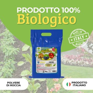 CAOLINO POLVERE DI ROCCIA 5 Kg