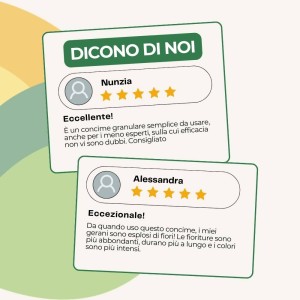 CONCIME GRANULARE PER GERANI E PIANTE FIORITE 1 Kg