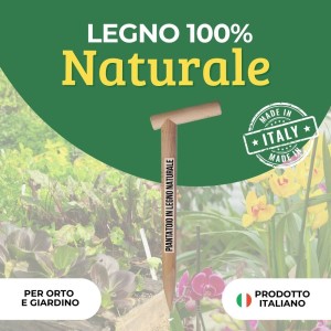 PIANTATOIO MANUALE IN LEGNO PER PIANTINE 1 pz