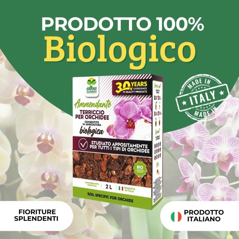 Terriccio Per Orchidee Altea Orchisol - Substrato Professionale 2.5 Litri | BARK - Foto 4