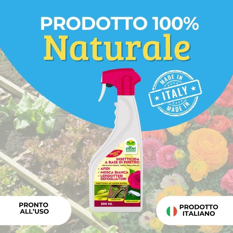 INSETTICIDA LIQUIDO PROTEZIONE PIANTE PI PIRETRO GARDEN FLORTIS 500 ml