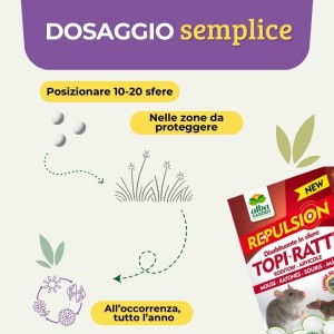 DISABITUANTE TOPI RATTI SFERE DI CELLULOSA 100 g