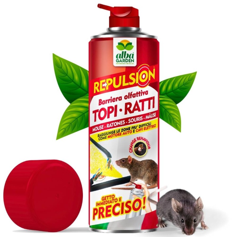 DISABITUANTE TOPI RATTI SPRAY GAS 600 ml
