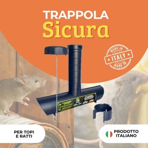 ALBATOP TRAPPOLA PER TOPI TUBO A T - 1 pz