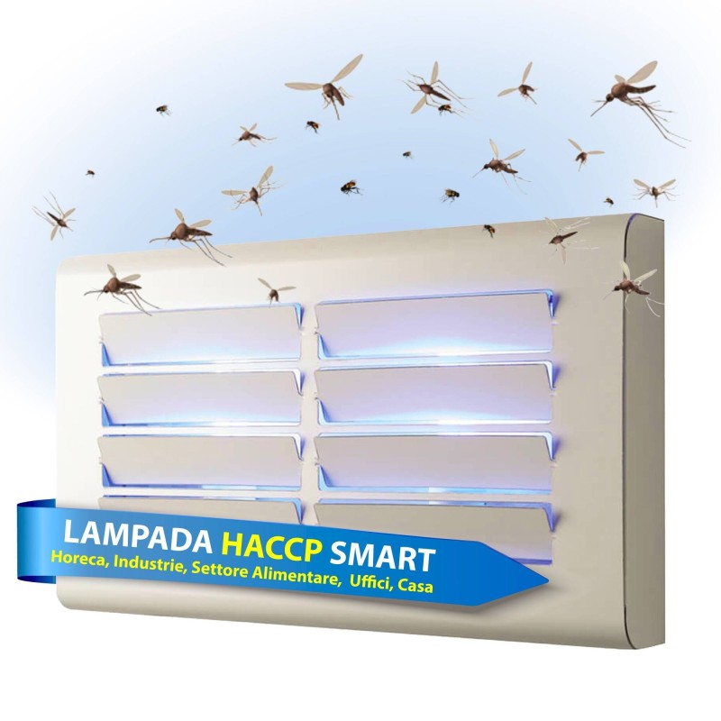 LAMPADA CATTURA INSETTI HACCP SMART 1 pz