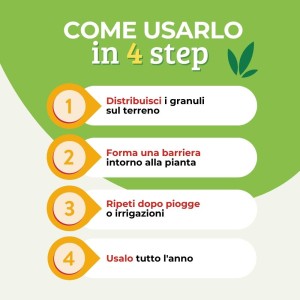 BARRIERA LUMACHE NATURALE CON OSSIDO DI FERRO 2 Kg