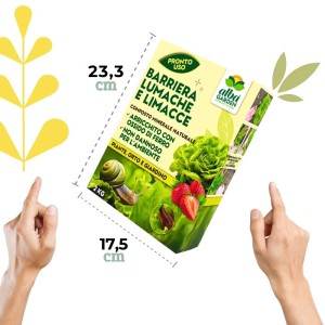 BARRIERA LUMACHE NATURALE CON OSSIDO DI FERRO 2 Kg