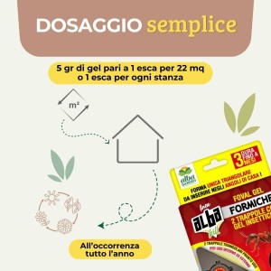 ALBAKILL TRAPPOLA FORMICHE GEL 24 pz (12 Conf.)