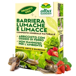 BARRIERA LUMACHE NATURALE CON OSSIDO DI FERRO 750 g