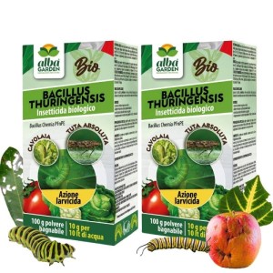 LARVICIDA BACILLUS THURINGENSIS 100 g (2 x 50 g) x 2 Pz