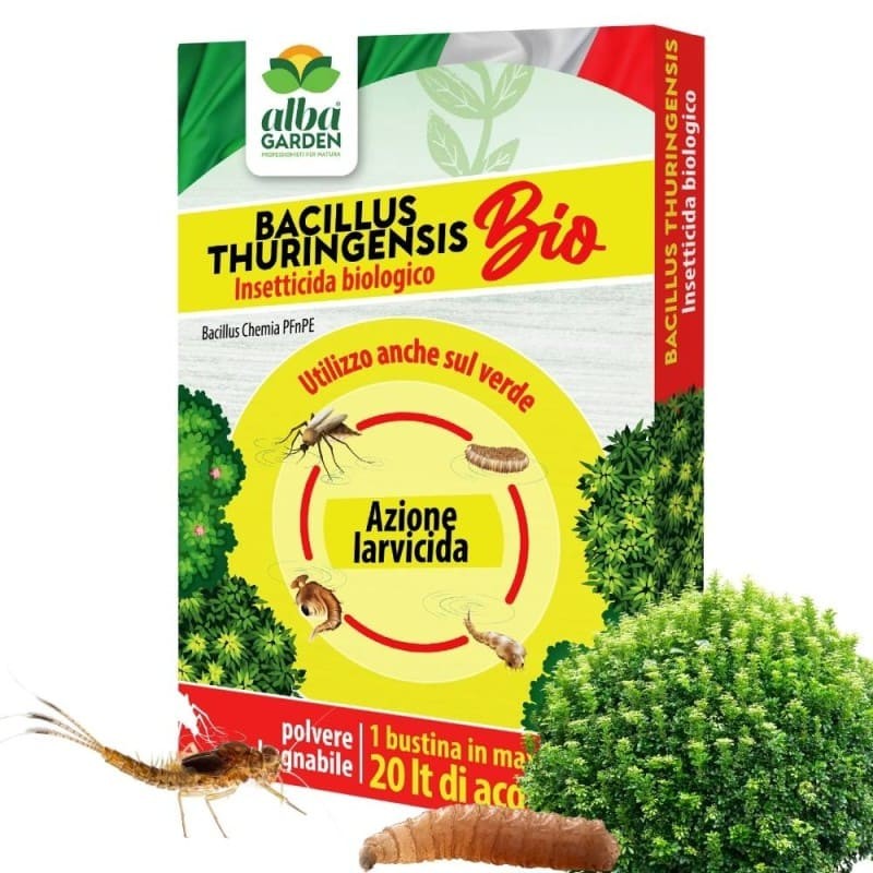 LARVICIDA BACILLUS THURINGENSIS ZANZARE 10 g LARVICIDA BACILLUS THURINGENSIS ZANZARE 10 g