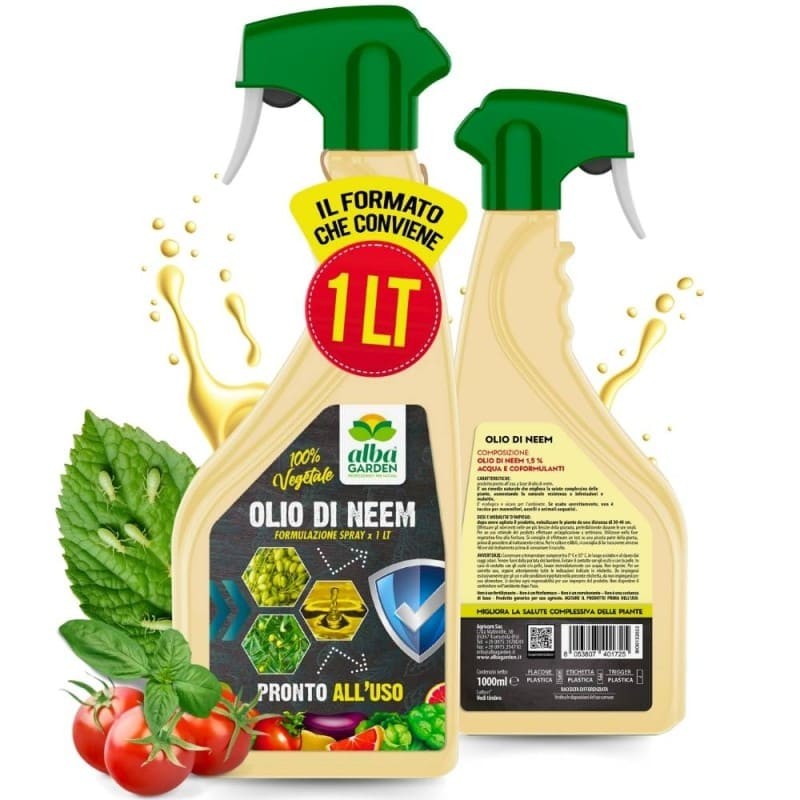 OLIO DI NEEM SPRAY 1 Lt RTU OLIO DI NEEM SPRAY 1 Lt RTU