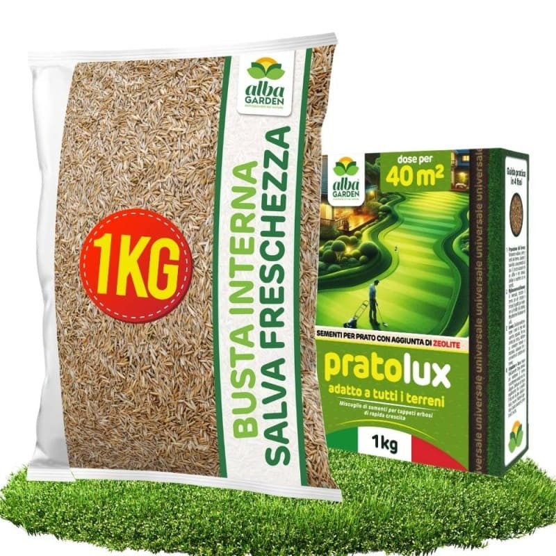 PRATO LUX SEME PRATO UNIVERSALE 1 Kg PRATO LUX SEME PRATO UNIVERSALE 1 Kg