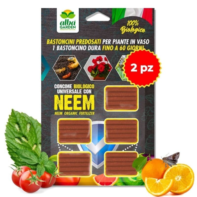 BASTONCINI DI NEEM BIO 50 g (25 pz) x 2 Conf. BASTONCINI DI NEEM BIO 50 g (25 pz) x 2 Conf.