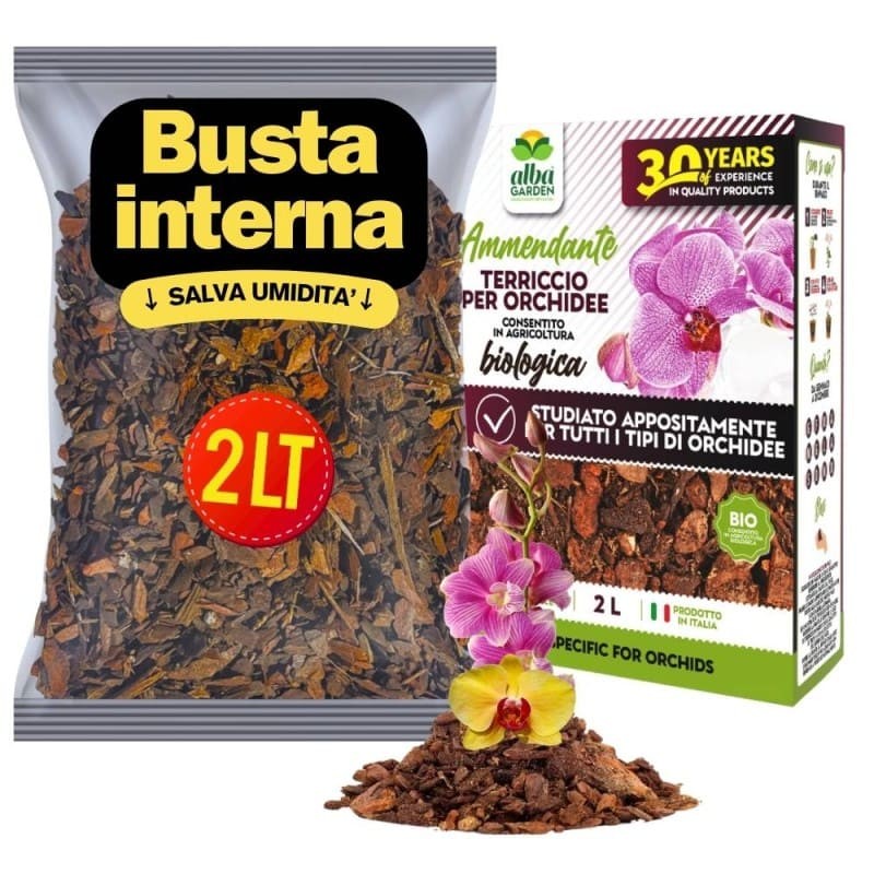 TERRICCIO PER ORCHIDEE 2 Lt