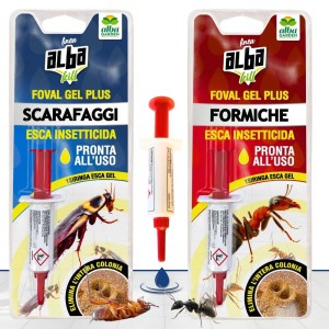 ALBAKILL SIRINGA FORMICHE GEL 5 g + ALBAKILL SIRINGA SCARAFAGGI GEL 5 g
