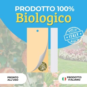 TRAPPOLA CROMOTROPICA ARANCIONE MOSCA BIANCA 5 pz