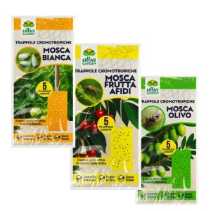 TRAPPOLE CROMOTROPICHE KIT GIALLA + VERDE + ARANCIONE 15 pz