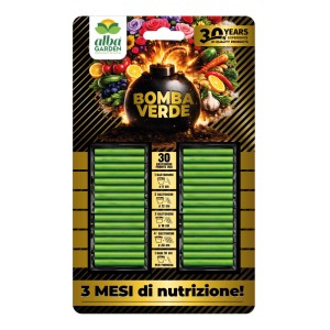 CONCIME BASTONCINI SUPERPREMIUM BOMBA VERDE 30 pz