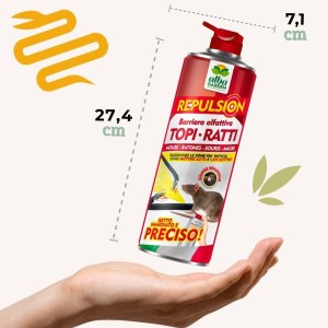 DISABITUANTE TOPI RATTI SPRAY GAS 600 ml x 3 pz