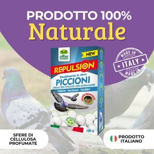 DISABITUANTE PICCIONI SFERE DI CELLULOSA 100 g x 4 pz