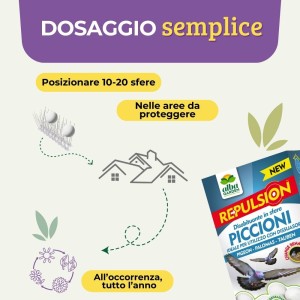DISABITUANTE PICCIONI SFERE DI CELLULOSA 100 g x 4 pz