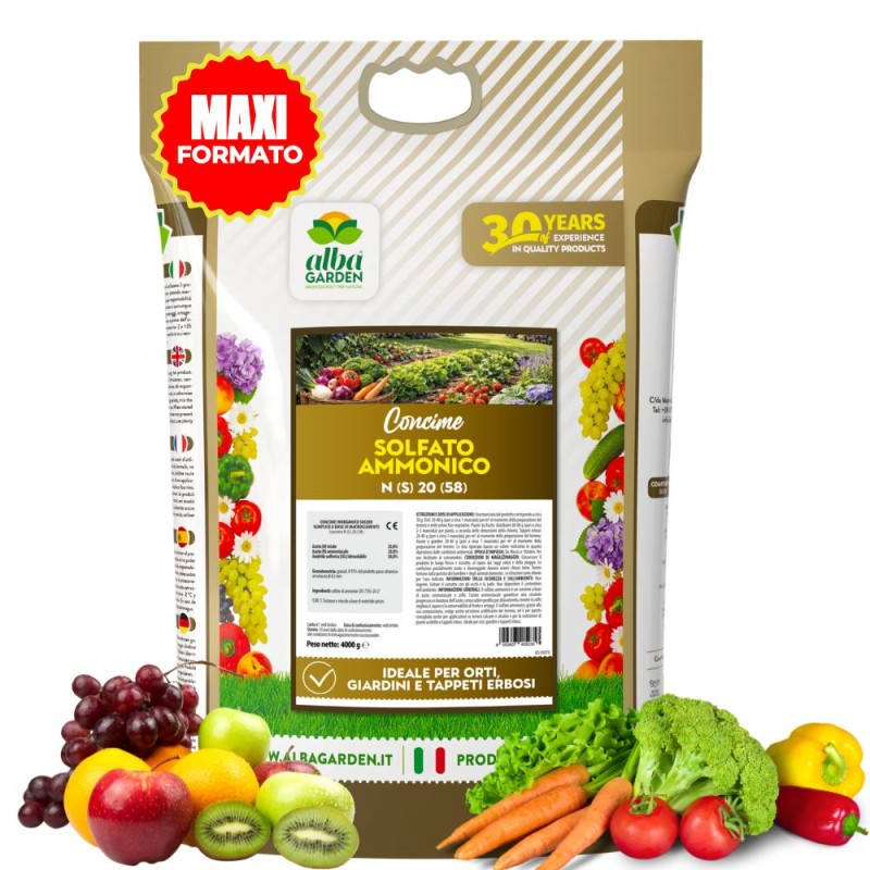 CONCIME GRANULARE SOLFATO AMMONICO 4 Kg