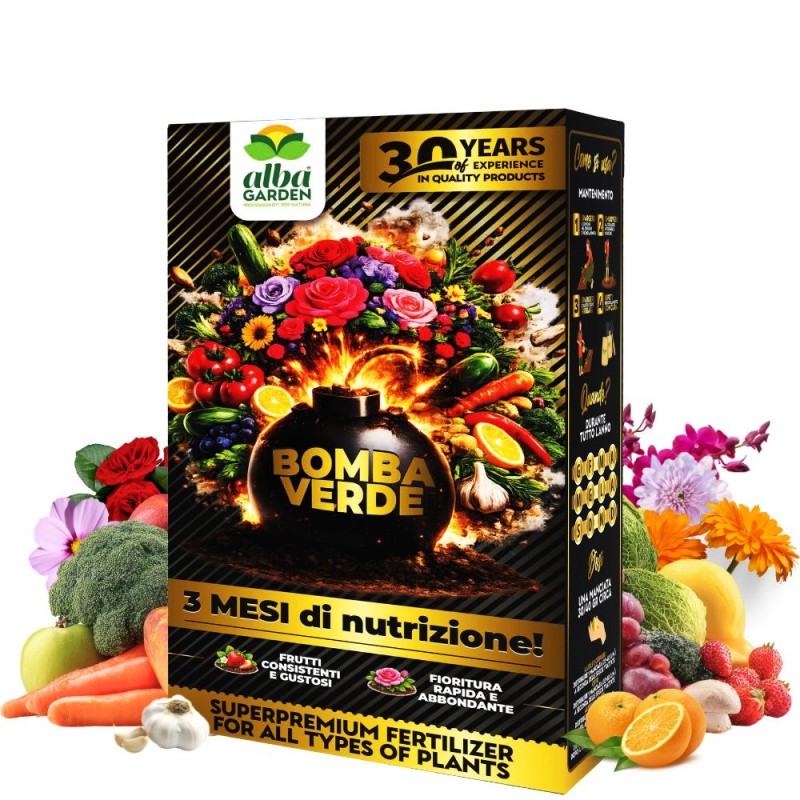 CONCIME GRANULARE SUPERPREMIUM BOMBA VERDE 1 Kg