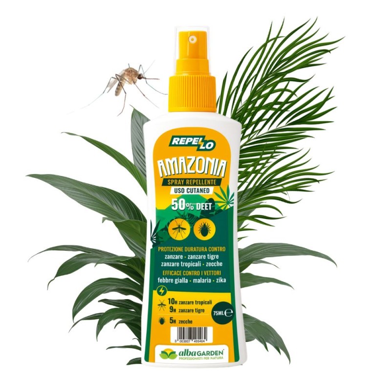REPELLO AMAZONIA DEET 50% SPRAY 100 ml