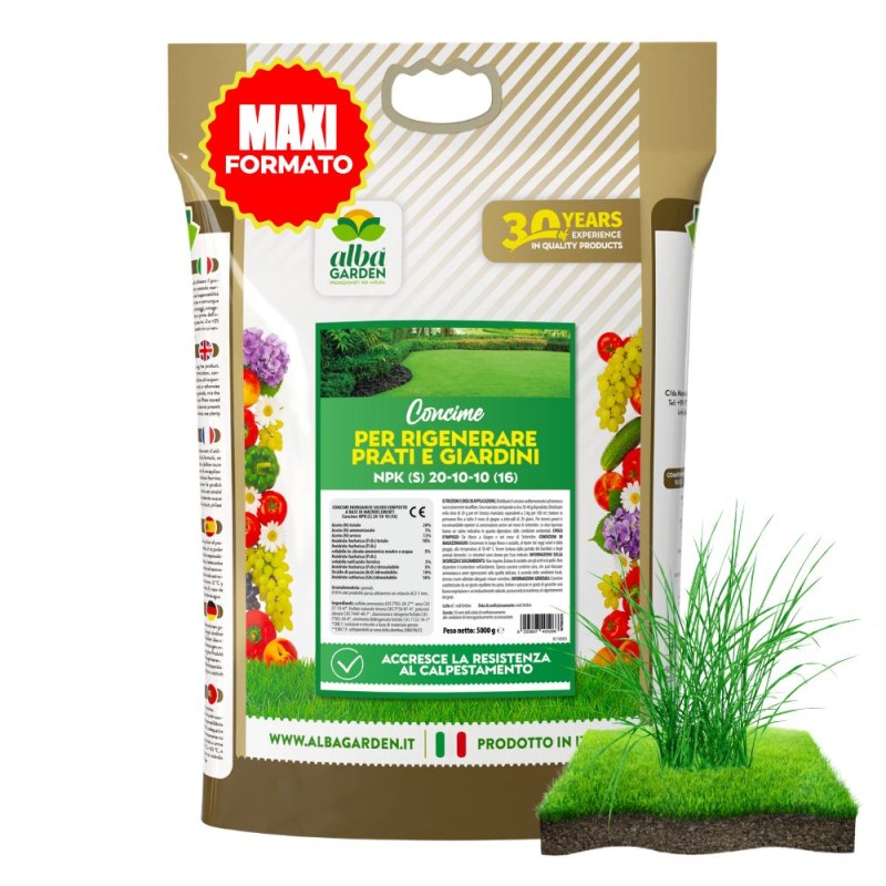 CONCIME MICROGRANULARE PER PRATO 5 Kg