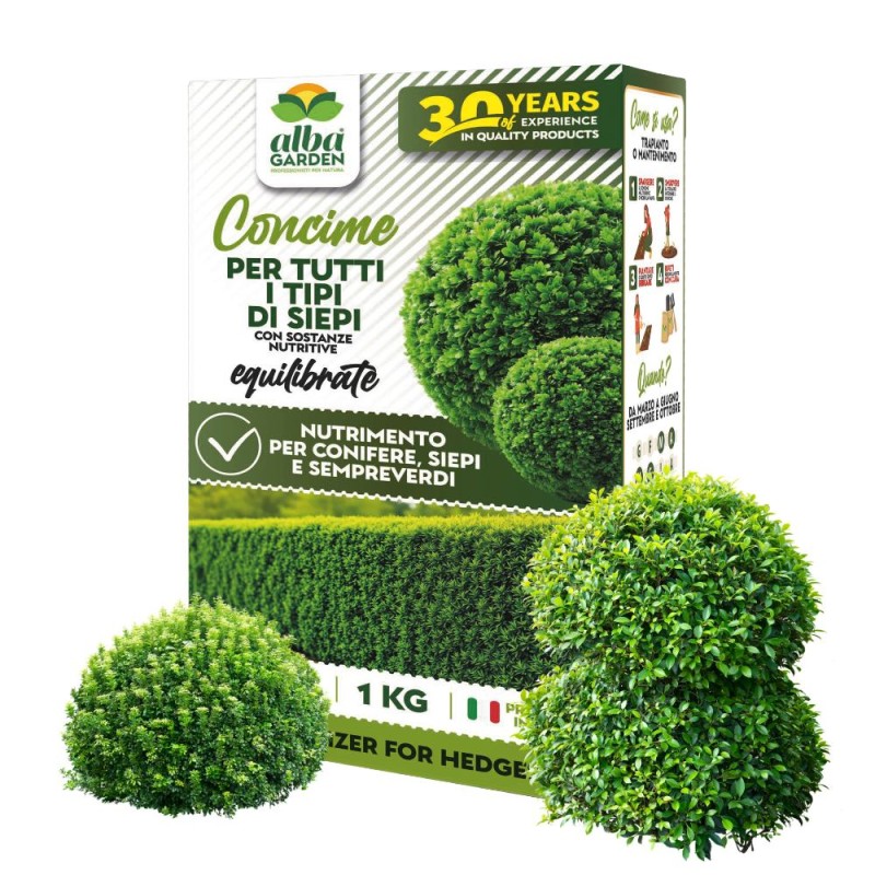 CONCIME PELLETTATO PER SIEPI 1 Kg