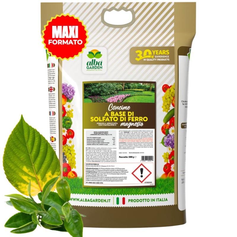 SOLFATO FERROSO GRANULARE 5 Kg