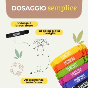 BRACCIALETTO PROFUMATO ALLA CITRONELLA 1 pz