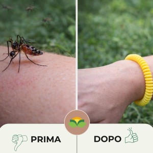 BRACCIALETTO PROFUMATO ALLA CITRONELLA 1 pz