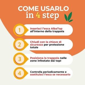 ALBATOP TRAPPOLA PER TOPI TUNNEL 1 pz