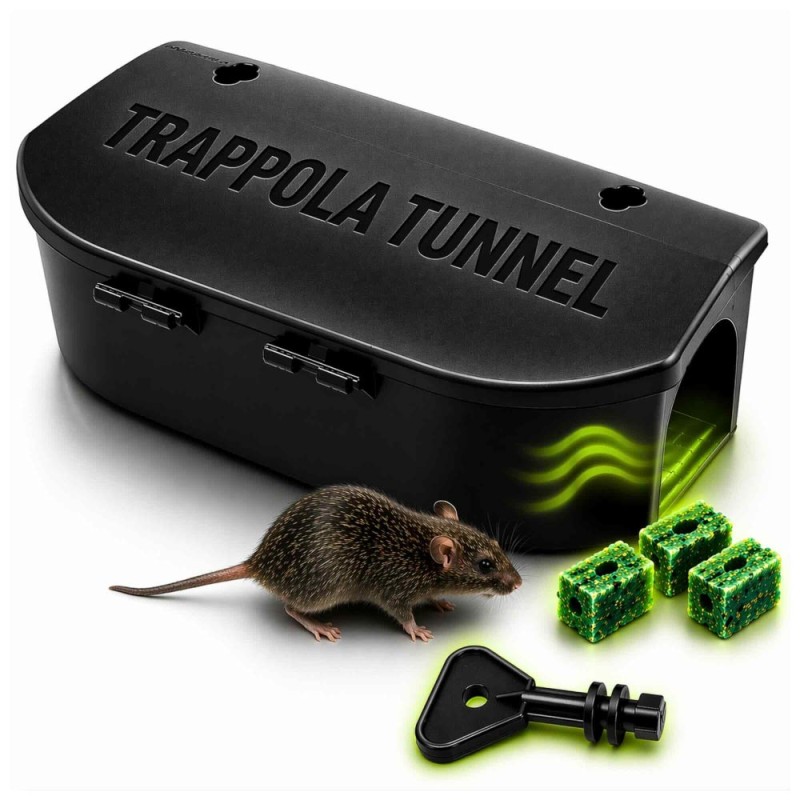 ALBATOP TRAPPOLA PER TOPI TUNNEL 1 pz