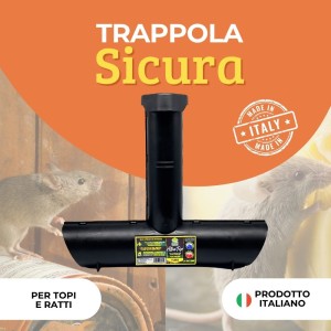 ALBATOP TRAPPOLA PER TOPI BIG + TUNNEL 1 + 1 pz