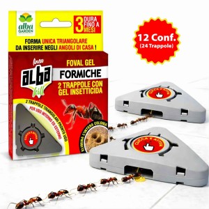 ALBAKILL TRAPPOLA FORMICHE GEL 24 pz (12 Conf.)