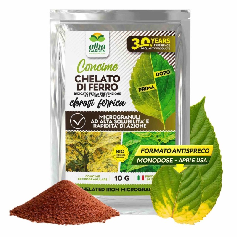 CONCIME MICROGRANULARE CHELATO DI FERRO 10 g