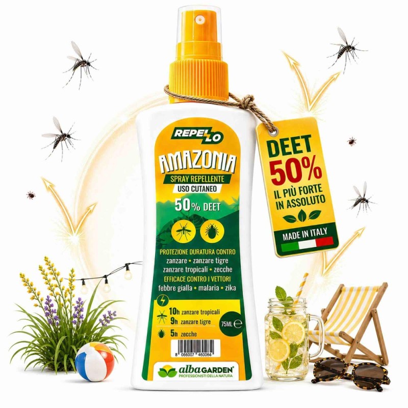 REPELLO AMAZONIA DEET 50% SPRAY 100 ml