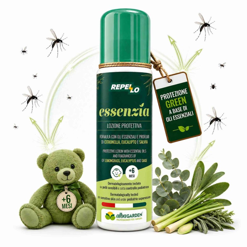 REPELLO ESSENZIA A BASE DI OLI ESSENZIALI SPRAY 100 ml