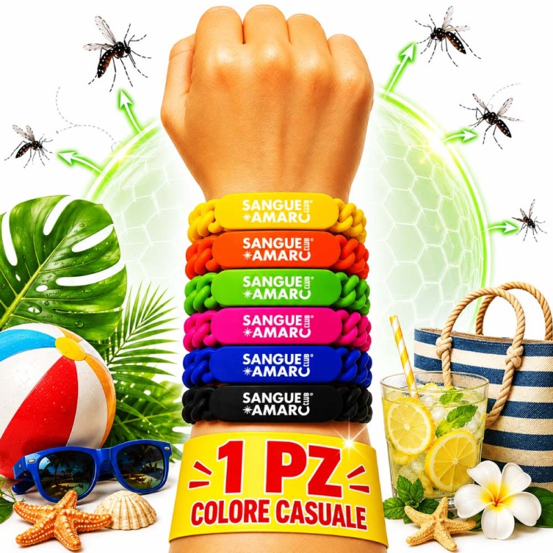 BRACCIALETTO PROFUMATO ALLA CITRONELLA 1 pz