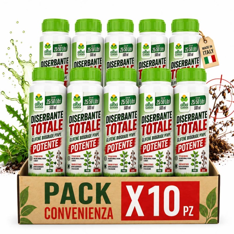 DISERBANTE TOTALE GLIFENE PFnPE 10 x 500 ml