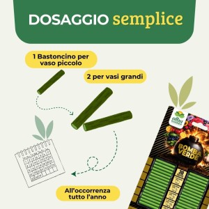 CONCIME BASTONCINI SUPERPREMIUM BOMBA VERDE 30 pz