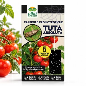 TRAPPOLA CROMOTROPICA NERA TUTA ABSOLUTA 5 pz