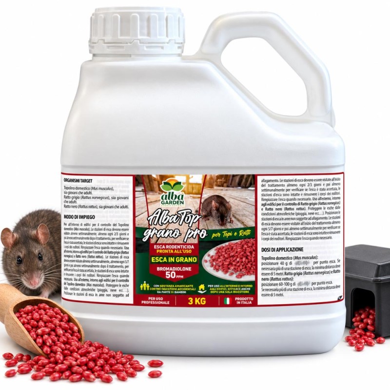 ALBATOP GRANO ROSSO 3 Kg - BR50PPM