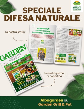 Siamo orgogliosi di annunciare che Albagarden è in prima di copertina sul nuovo numero della rivista @gardengrillpet!

Un riconoscimento che racconta il nostro impegno quotidiano, la passione per il verde e la qualità dei nostri prodotti.

📖 All’interno, uno spazio dedicato alla nostra visione e al lavoro che portiamo avanti ogni giorno accanto a chi ama la natura e se ne prende cura.

➡️ Passione, ricerca e territorio: è così che cresciamo, insieme a voi.
#Albagarden