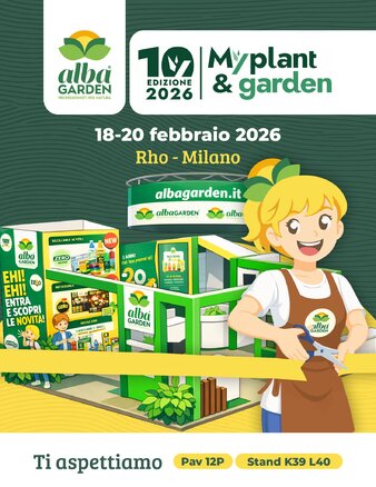 Oggi prende il via @myplantgarden  2026! 🌿

Albagarden ti aspetta allo stand Pav 12P - Stand K39 L40 per presentare il catalogo prodotti e le novità 2026 dedicate ai professionisti del settore.

Sarà l’occasione per incontrare il nostro team, scoprire il Progetto Alba e valutare soluzioni personalizzate per vivai, garden center e distributori. Ti aspettiamo.

Per chi non lo avesse ancora capito, il nostro stand è davvero pazzesco!

📅 18-20 febbraio 2026
 📍 Fiera Milano - Rho
#Albagarden #Myplant2026