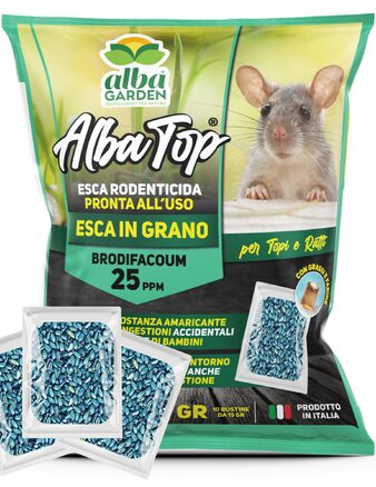 🐭 Hai notato movimenti sospetti in cantina, garage o in giardino?
Con ALBATOP Grano Blu risolvi il problema in modo semplice ed efficace.

👉 È una pasta in grano pronta all’uso che attira topi e ratti,
agisce già dopo una sola assunzione ed è pensata anche per un uso domestico sicuro, grazie a una sostanza amara che scoraggia l’ingestione accidentale da parte di bambini o animali domestici.

💡 Ideale per:
– ambienti interni e esterni,
– piccole e grandi infestazioni,
– chi vuole risolvere il problema senza complicazioni.

Acquistalo qui: bit.ly/Albatop_Albagarden
#Albagarden