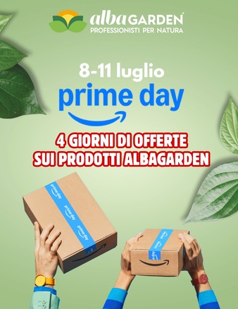 🎉 Prime Day is coming… e Albagarden c’è! 🎉
Dal 8 all’11 luglio, un’intera selezione di nostri prodotti su Amazon sarà in super sconto per celebrare i Prime Day! 🌱✨

💚 Prenditi cura del tuo spazio verde con qualità e convenienza: approfitta delle offerte esclusive Prime per rendere il tuo balcone o giardino ancora più bello.

📲 Ti aspettiamo sul nostro store Amazon • Solo per clienti Prime!
#PrimeDay2025 #Albagarden